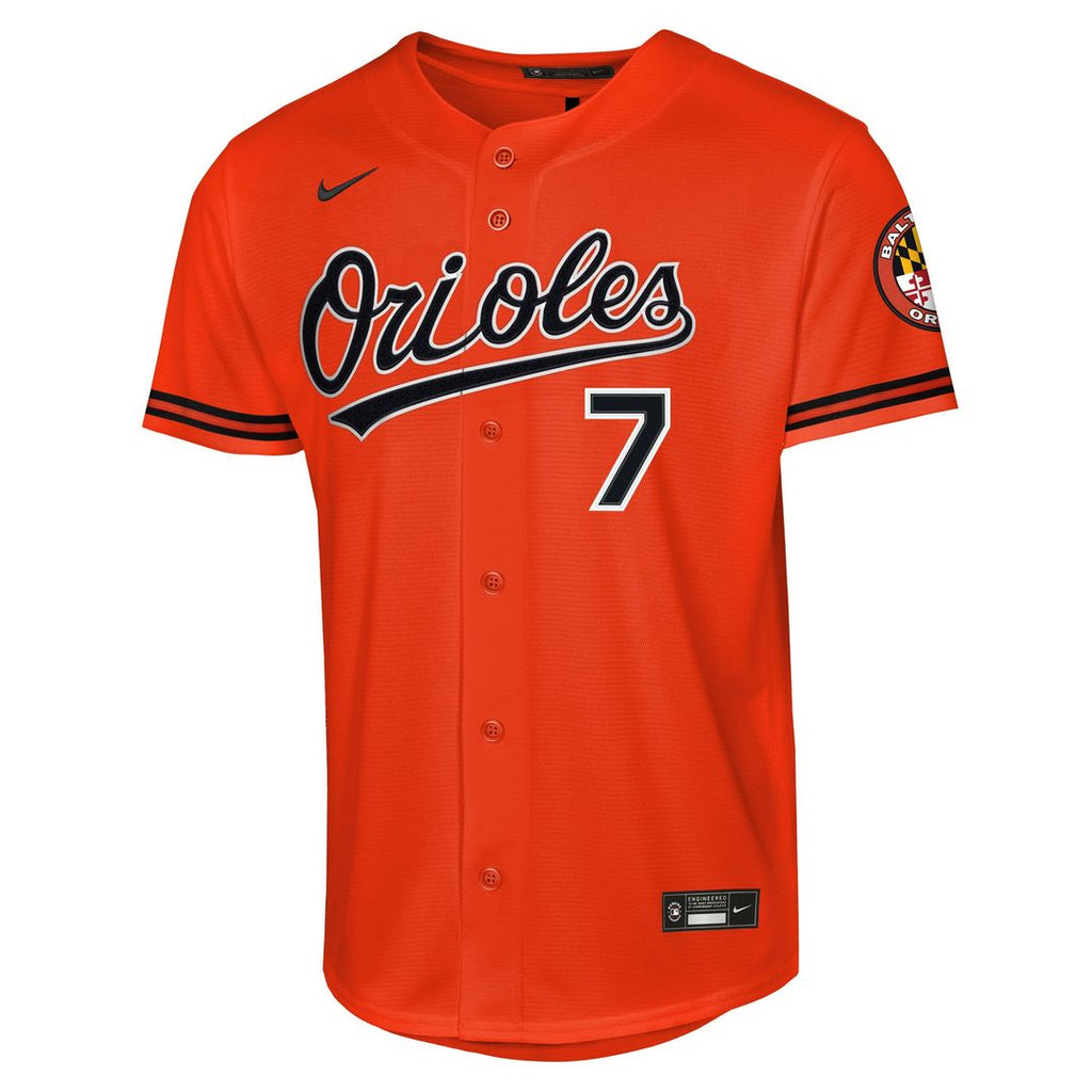 Baltimore Orioles Jackson Holliday Nike Youth Home Stadium Jersey - White
