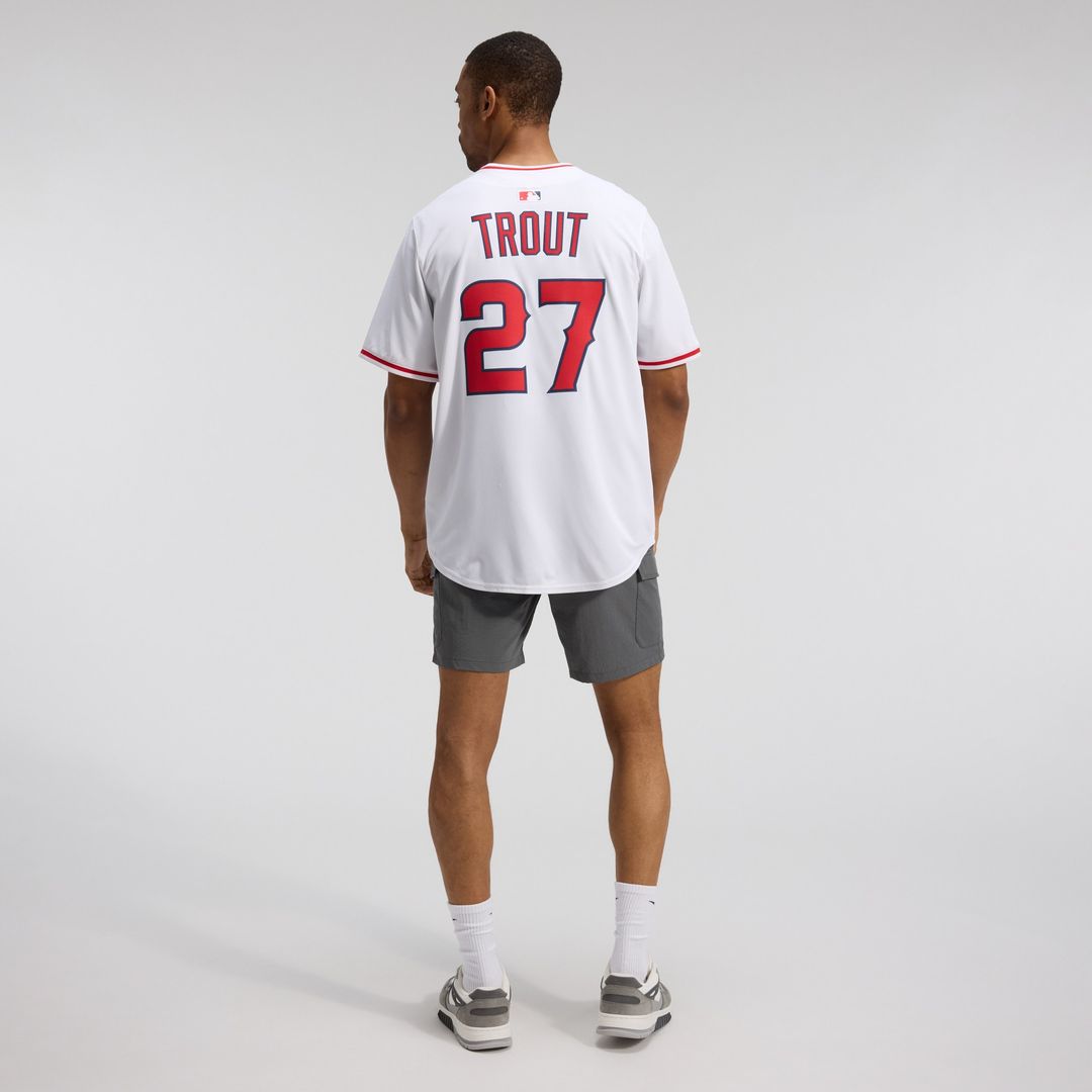 Los Angeles Angels Mike Trout Nike Home Limited Jersey - White