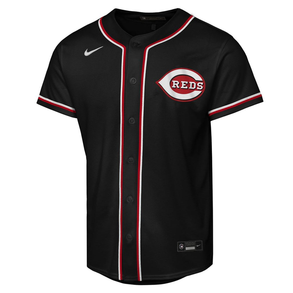 Cincinnati Reds Elly De La Cruz Nike Youth Fashion Replica Jersey - Black
