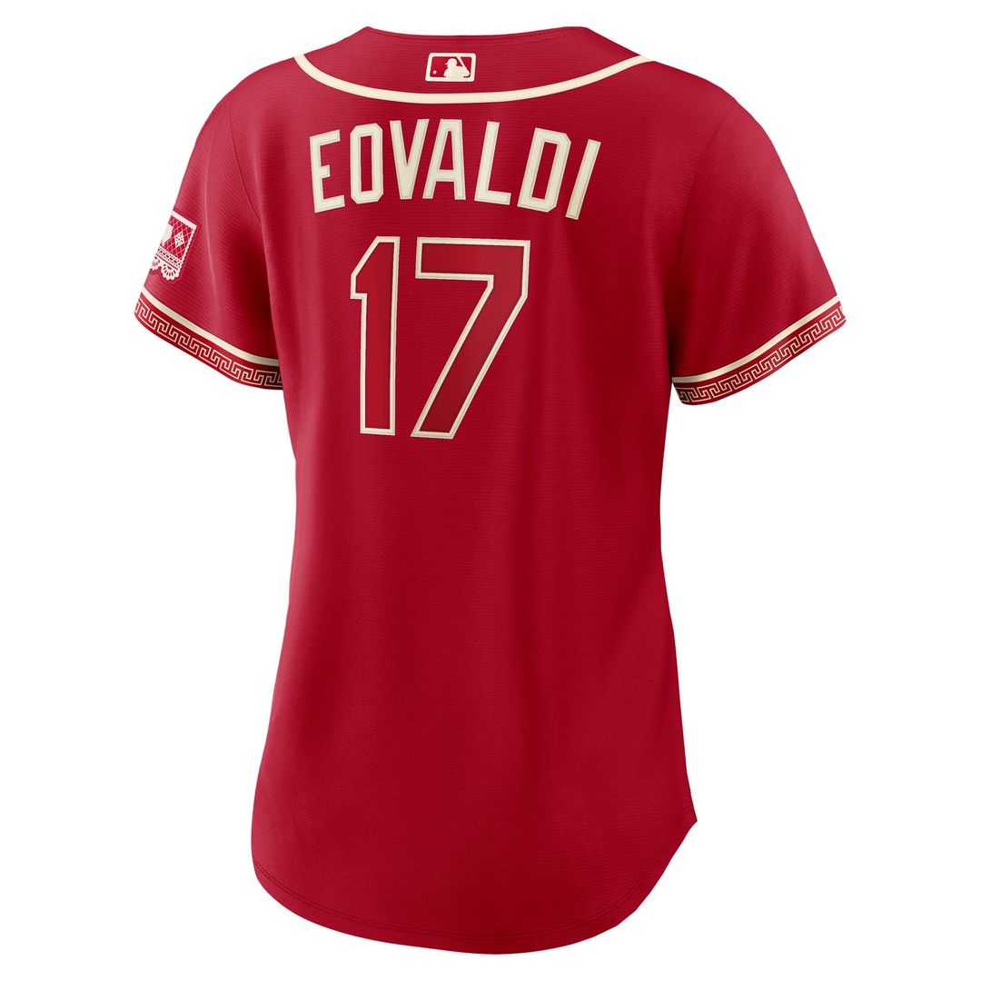 Texas Rangers Nathan Eovaldi Nike Women's 2026 City Connect Stadium Jersey - Red