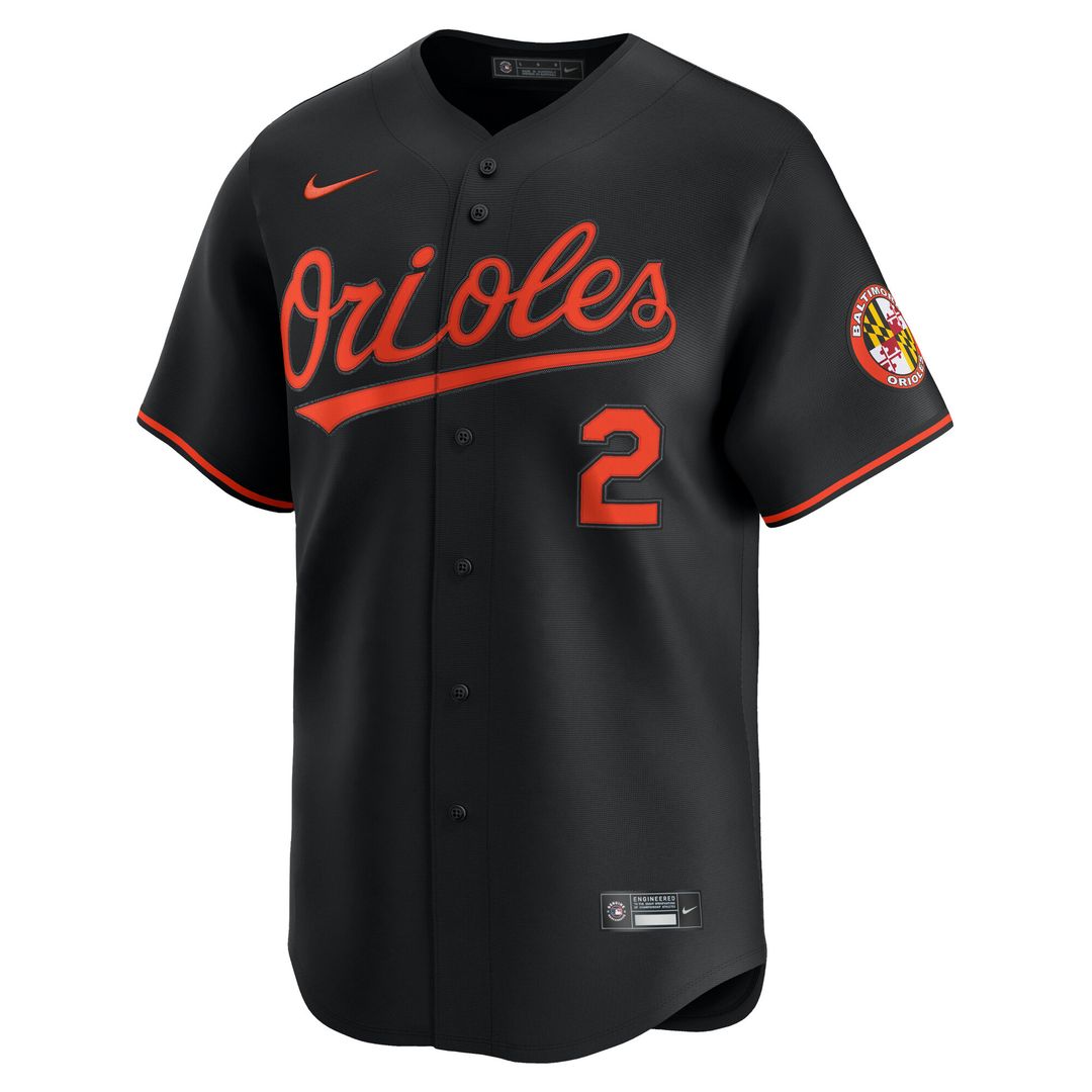 Baltimore Orioles Gunnar Henderson Nike Home Limited Jersey - White