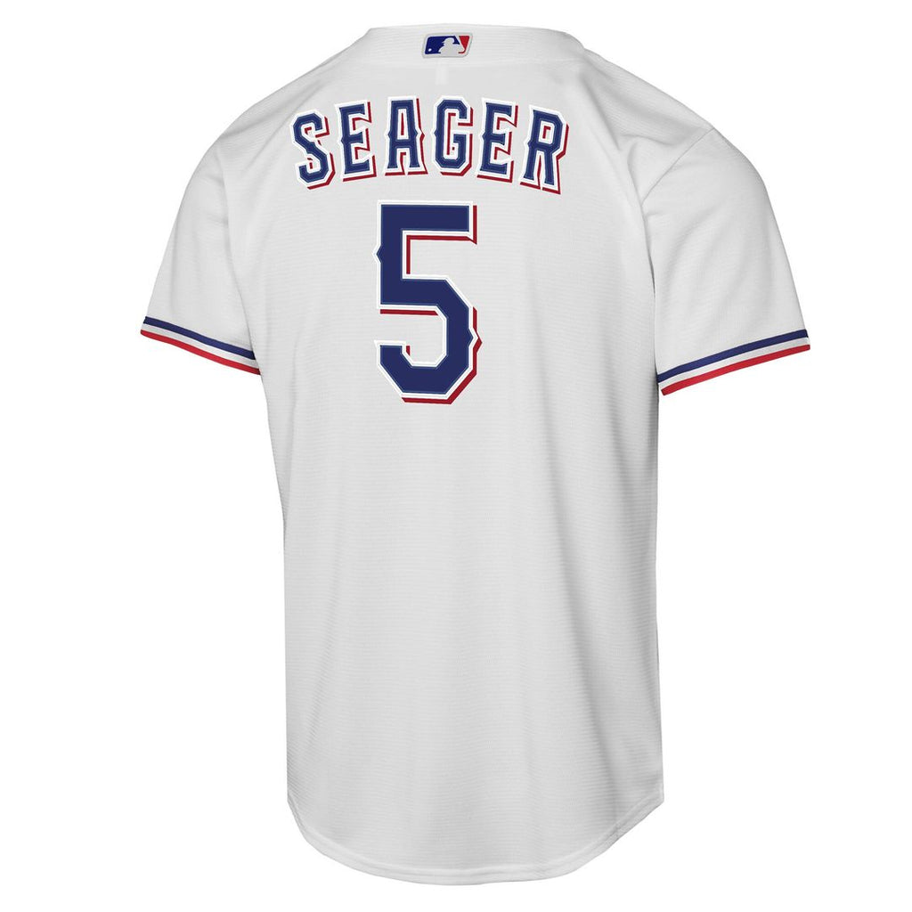 Texas Rangers Corey Seager Nike Youth Home Replica Jersey - White