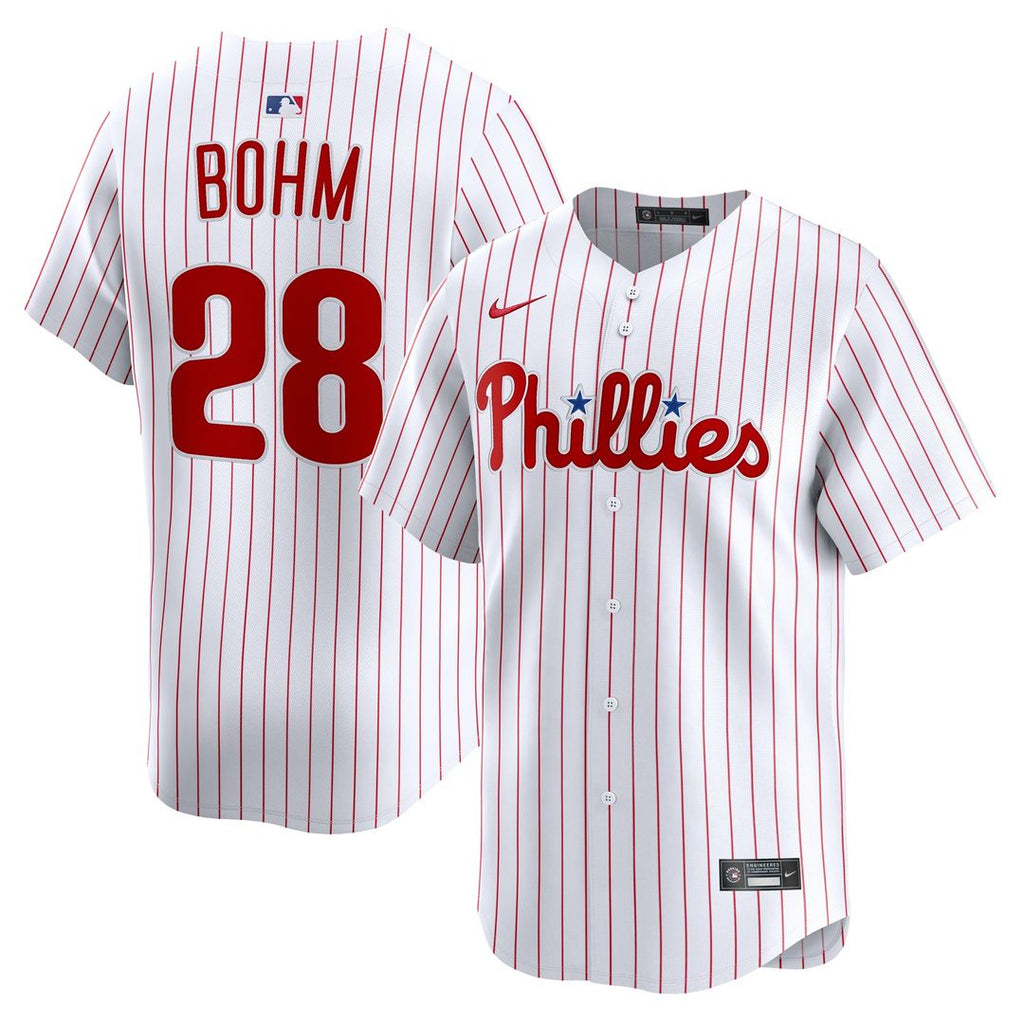 Philadelphia Phillies Alec Bohm Nike Home Limited Jersey - White