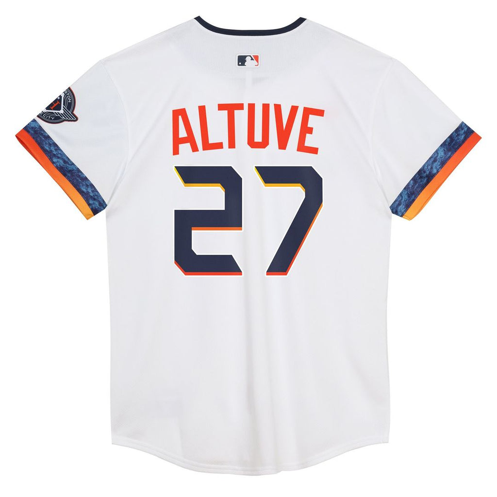 Houston Astros Jose Altuve Nike Preschool 2025 City Connect Limited Jersey - White