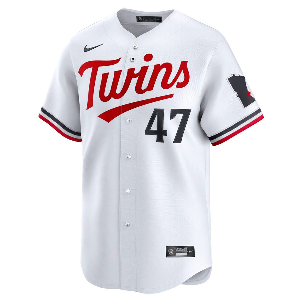 Minnesota Twins Edouard Julien Nike Home Limited Jersey - White