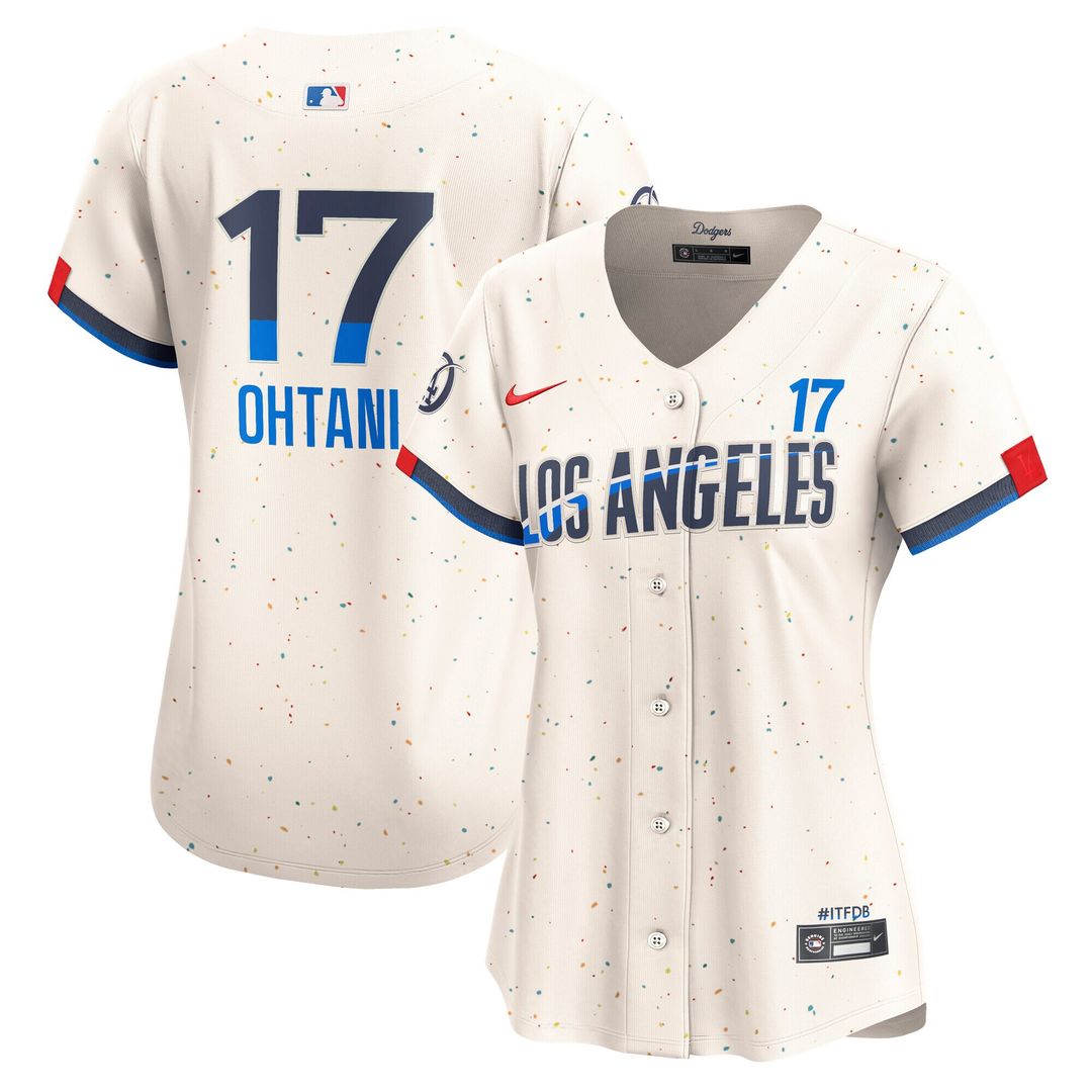 Los Angeles Dodgers Shohei Ohtani Nike Women's City Connect Limited Jersey - Cream