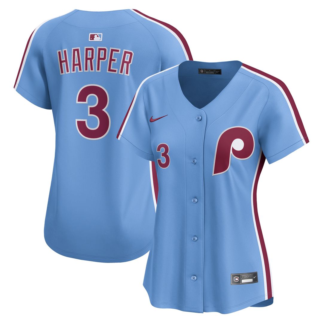 Philadelphia Phillies Bryce Harper Nike Women's Home Limited Jersey - White