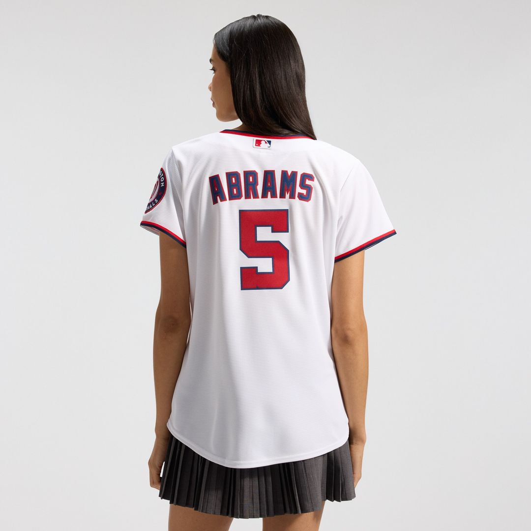 Washington Nationals CJ Abrams Nike Women's Home Replica Jersey - White