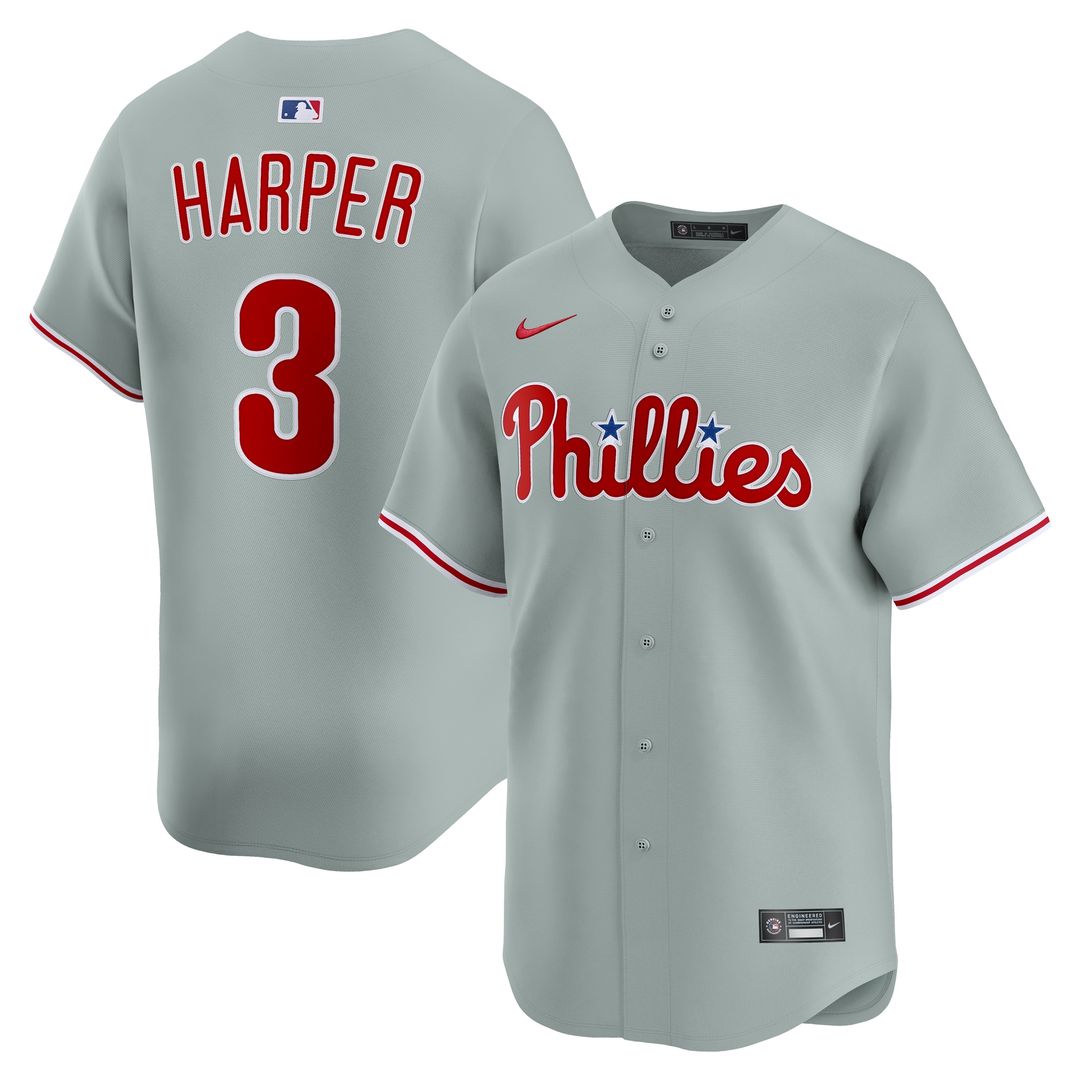 Philadelphia Phillies Bryce Harper Nike Alternate Limited Jersey - Light Blue