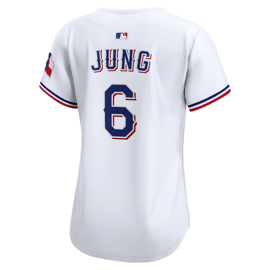 Texas Rangers Josh Jung Nike Women's Home Limited Jersey - White