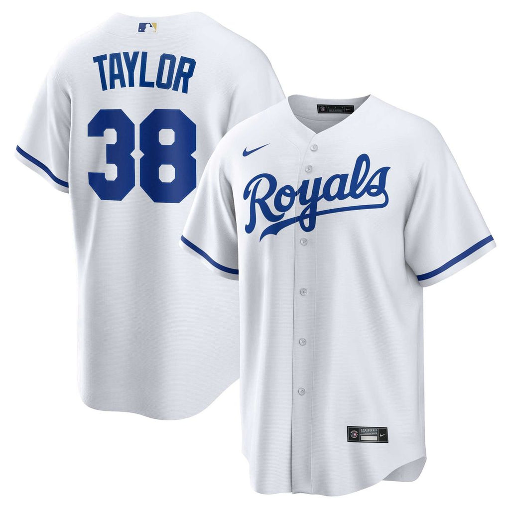 Kansas City Royals Josh Taylor Nike Home Replica Jersey - White