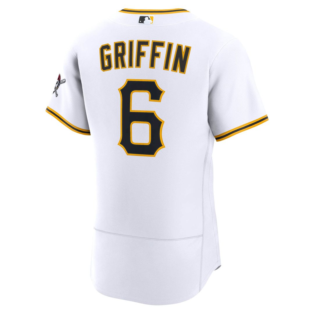 Pittsburgh Pirates Konnor Griffin Nike Home Authentic Jersey - White