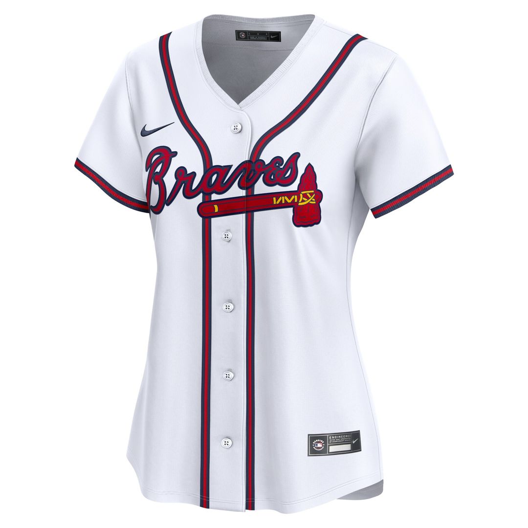 Atlanta Braves Spencer Strider Nike Women's Home Limited Jersey - White