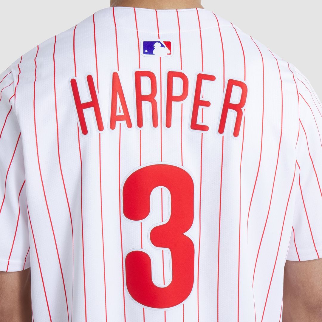 Philadelphia Phillies Bryce Harper Nike Home Limited Jersey - White