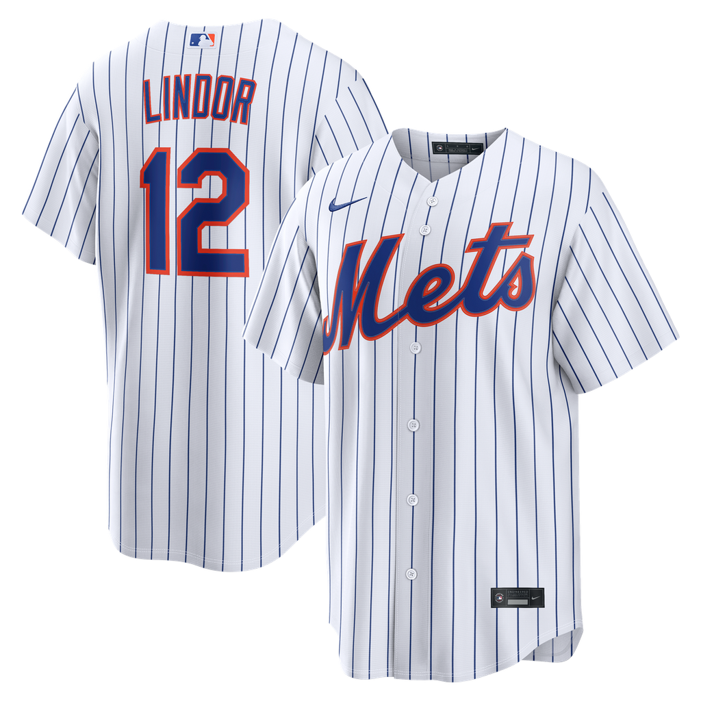 New York Mets Francisco Lindor Nike Alternate Replica Jersey - Black