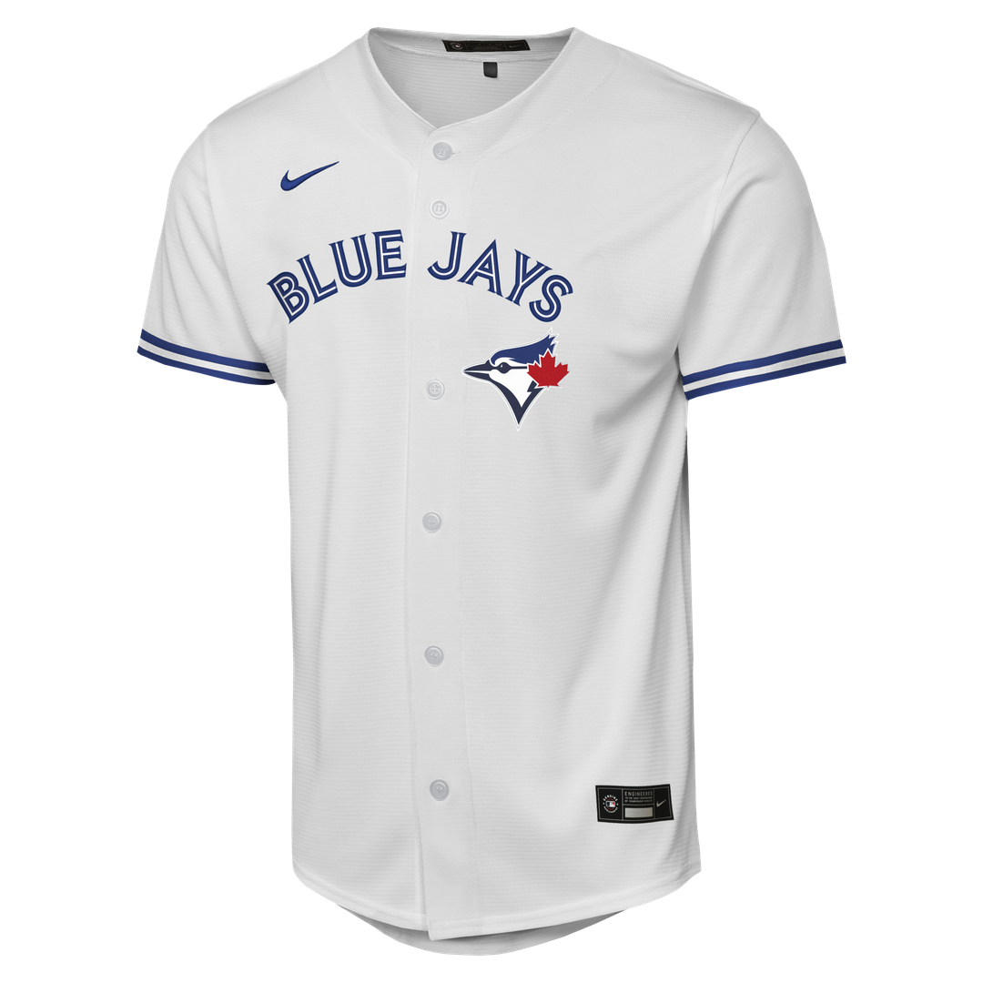 Toronto Blue Jays Trey Yesavage Nike Youth Home Baseline Jersey - White