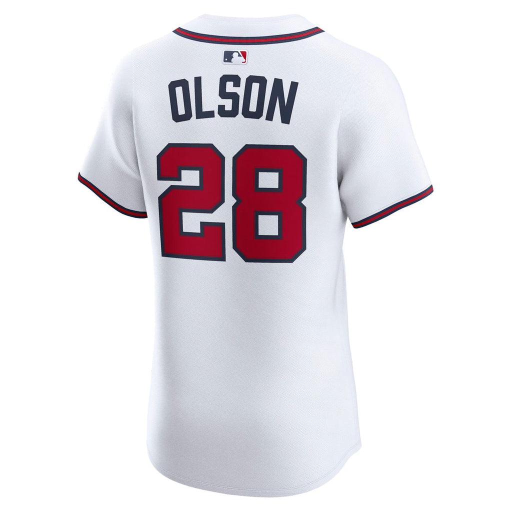 Atlanta Braves Matt Olson Nike Home Elite Jersey - White