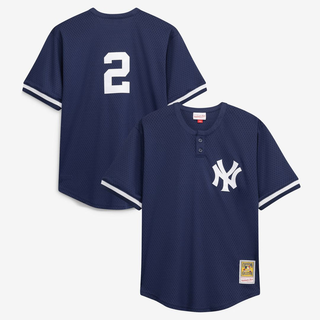 New York Yankees Derek Jeter Mitchell & Ness Big & Tall Batting Practice Replica Jersey - Navy