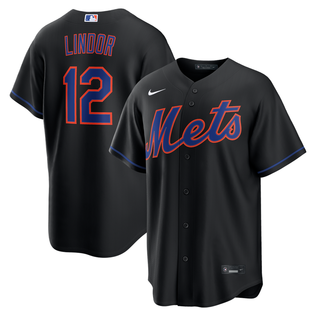 New York Mets Francisco Lindor Nike Home Replica Jersey - White