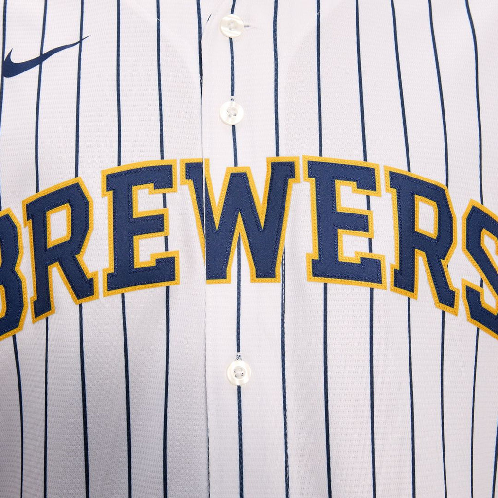 Milwaukee Brewers Christian Yelich Nike Alternate Replica Jersey - White