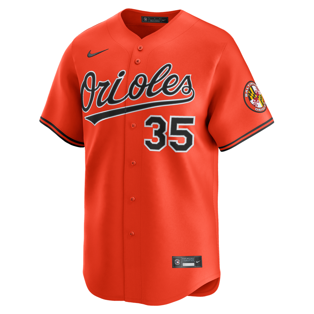 Baltimore Orioles Adley Rutschman Nike 2nd Alternate Limited Jersey - Orange