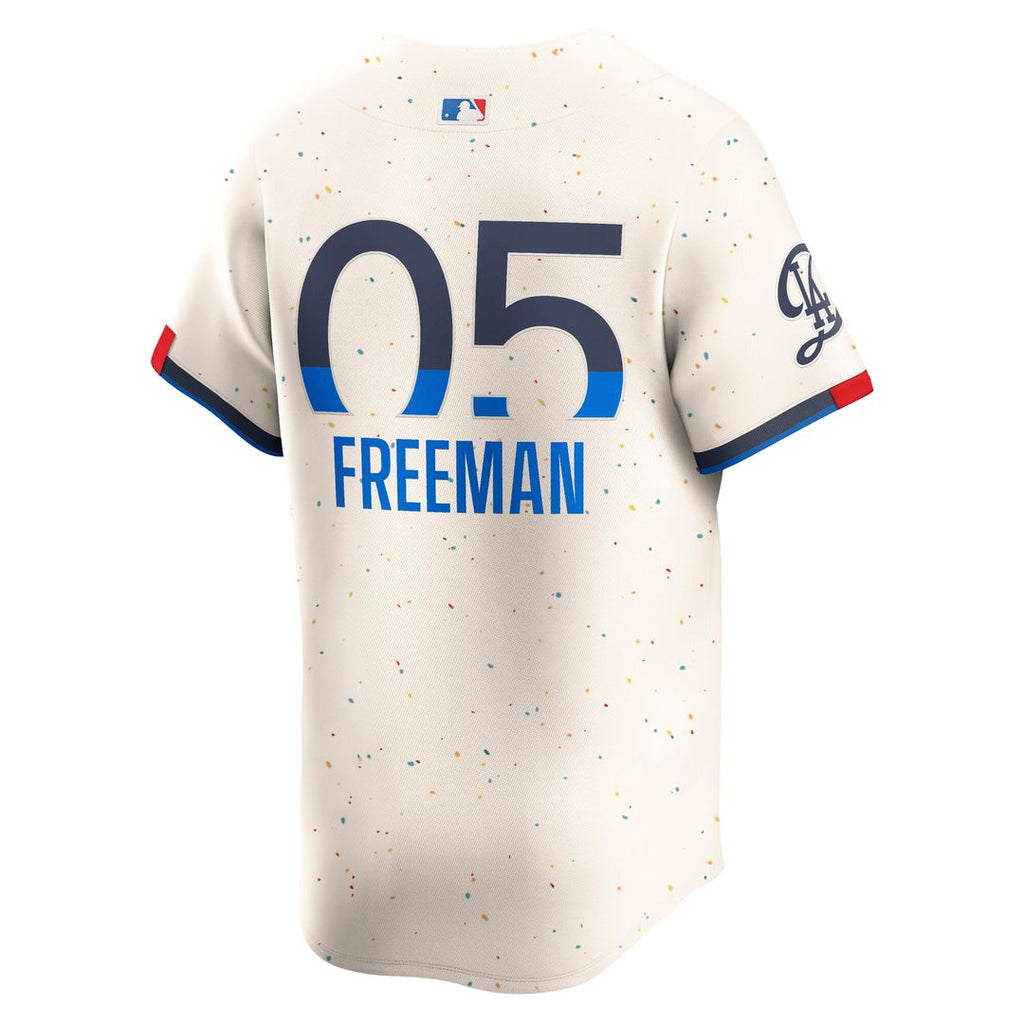 Los Angeles Dodgers Freddie Freeman Nike City Connect Limited Jersey - Cream