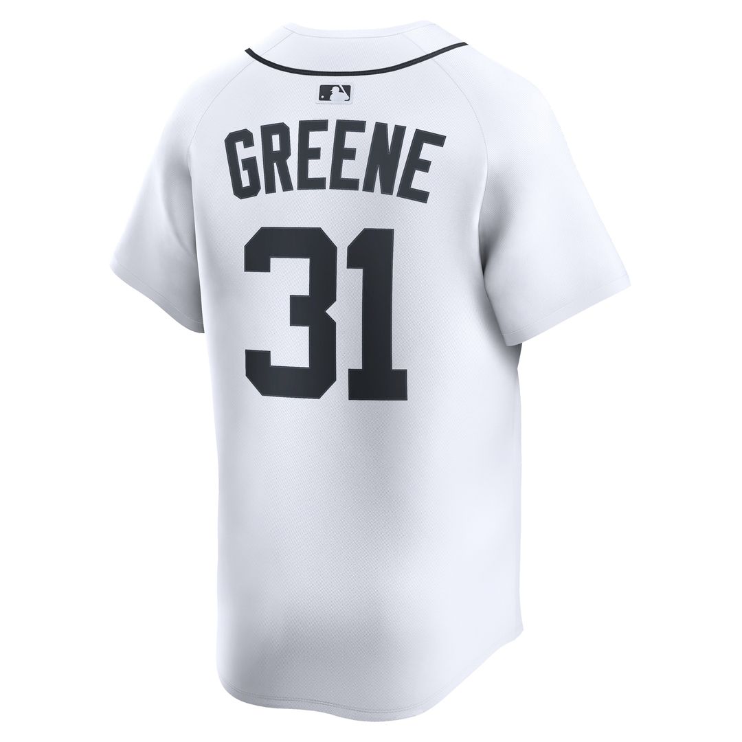 Detroit Tigers Riley Greene Nike Home Limited Jersey - White
