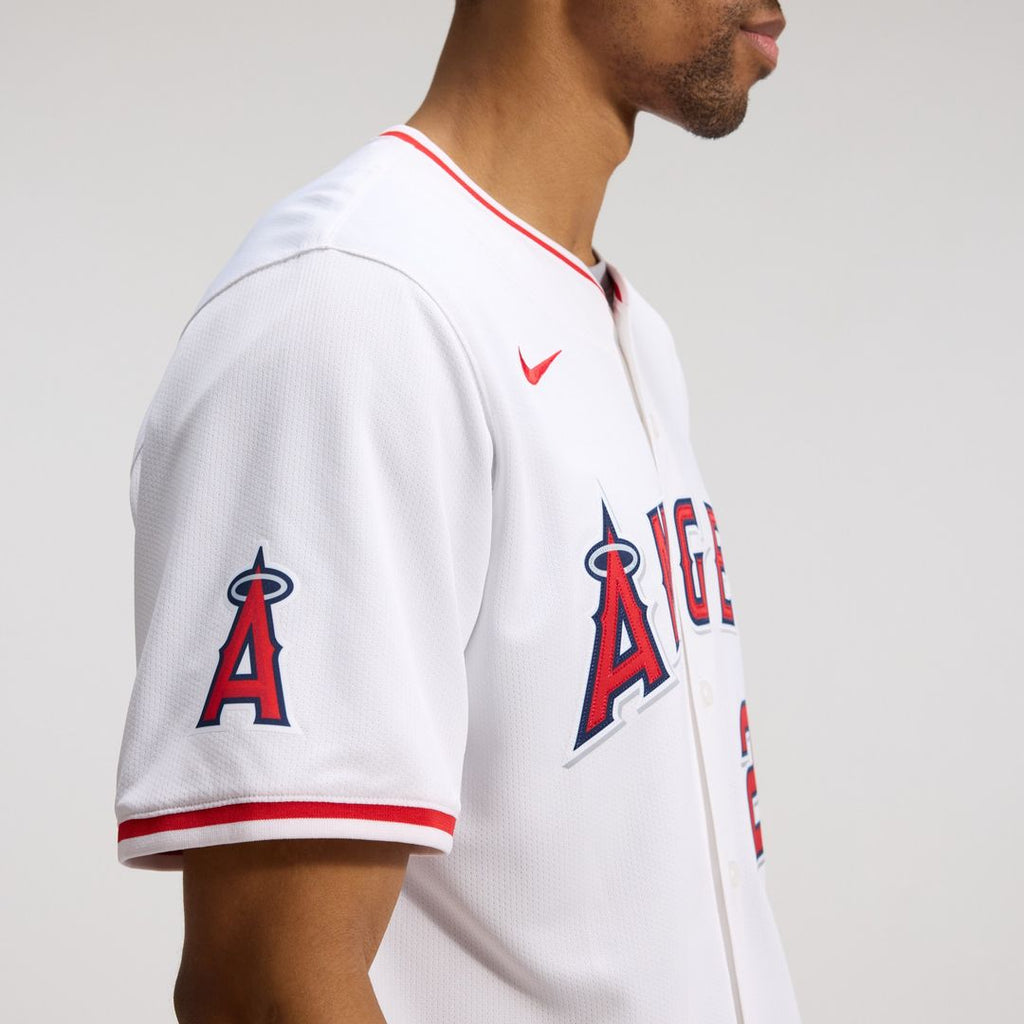 Los Angeles Angels Mike Trout Nike Home Limited Jersey - White