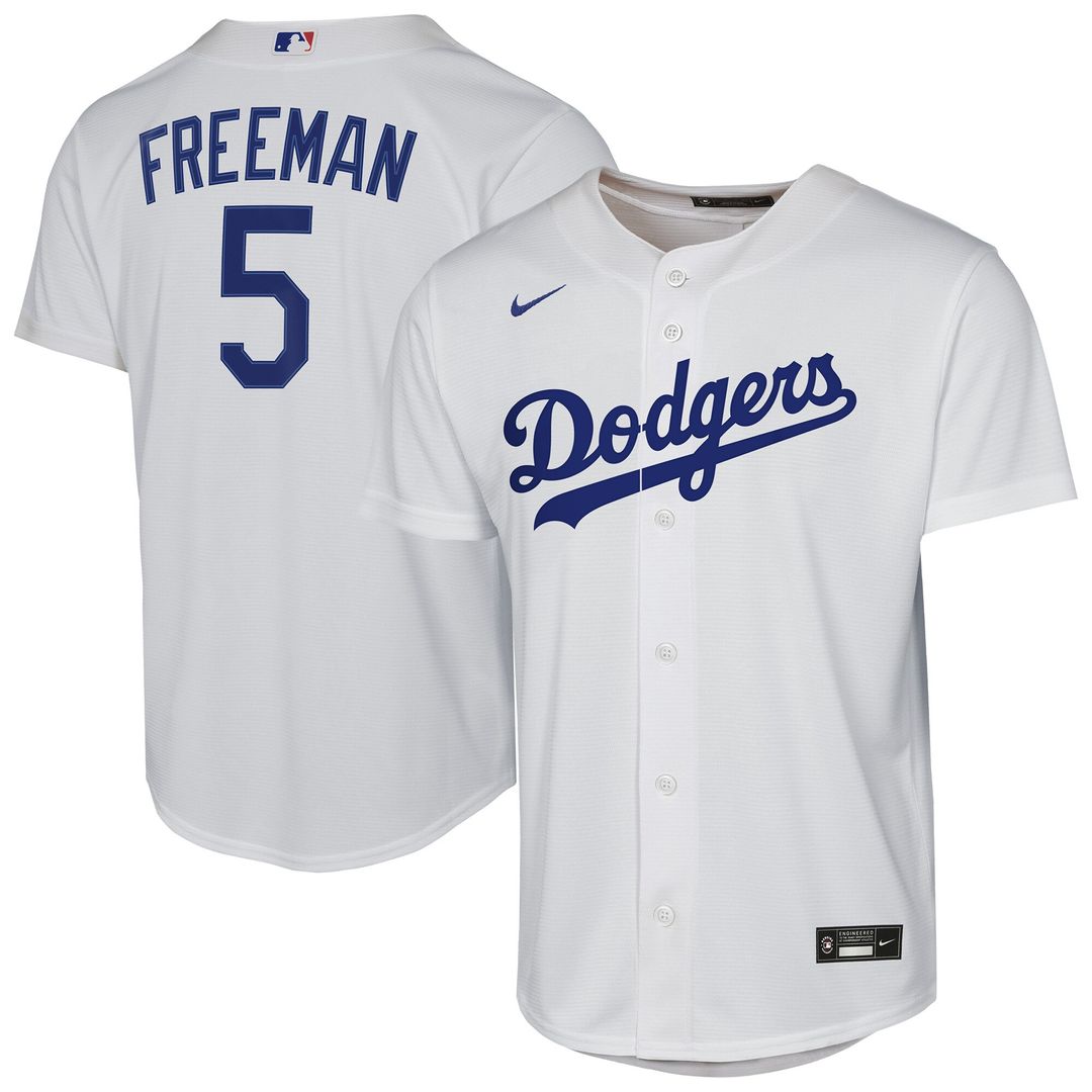 Los Angeles Dodgers Freddie Freeman Nike Youth Home Replica Jersey - White