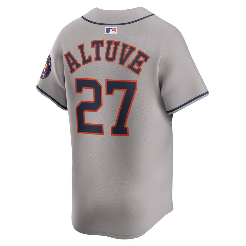 Houston Astros Jose Altuve Nike Road Limited Jersey - Gray