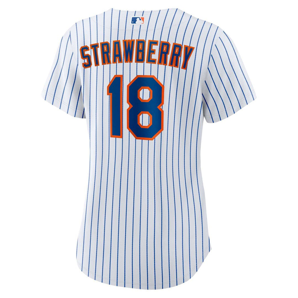 New York Mets Darryl Strawberry Nike Women's Home Replica Jersey - White