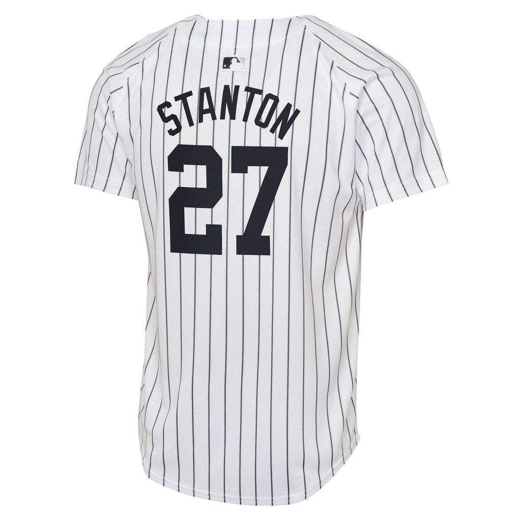 New York Yankees Giancarlo Stanton Nike Youth Home Limited Jersey - White