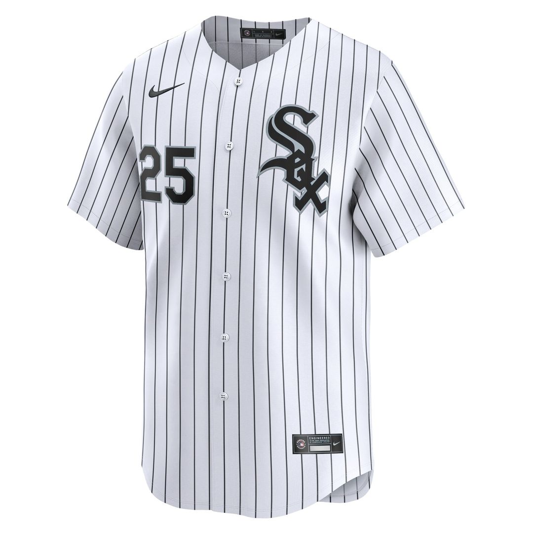Chicago White Sox Andrew Vaughn Nike Home Limited Jersey - White