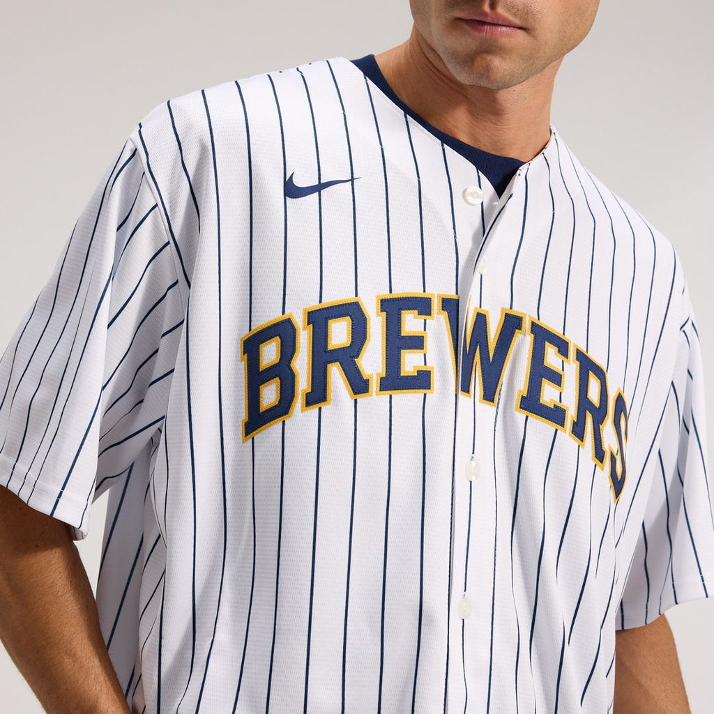 Milwaukee Brewers Christian Yelich Nike Alternate Replica Jersey - White