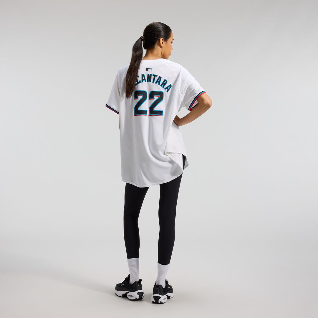 Miami Marlins Sandy Alcantara Nike Women's Home Limited Jersey - White