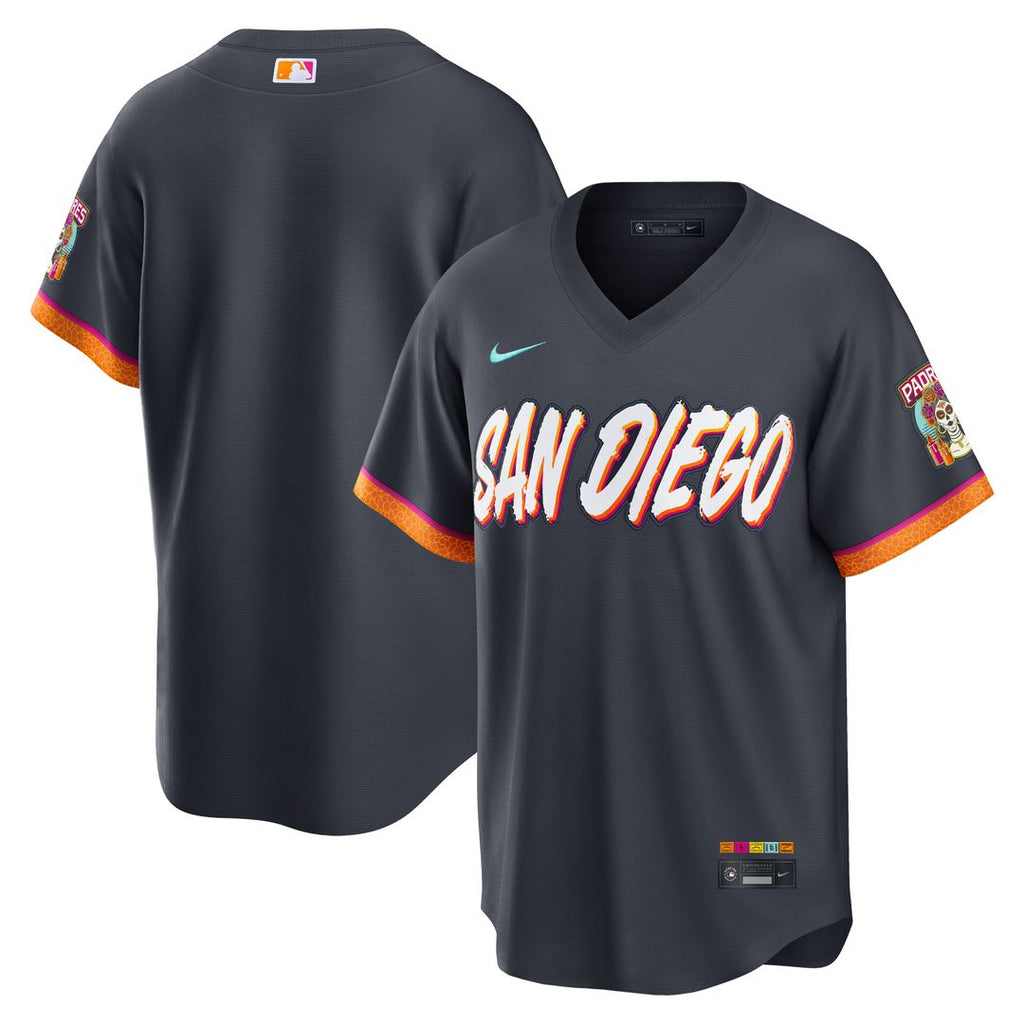 San Diego Padres Nike 2026 City Connect Stadium Jersey - Obsidian