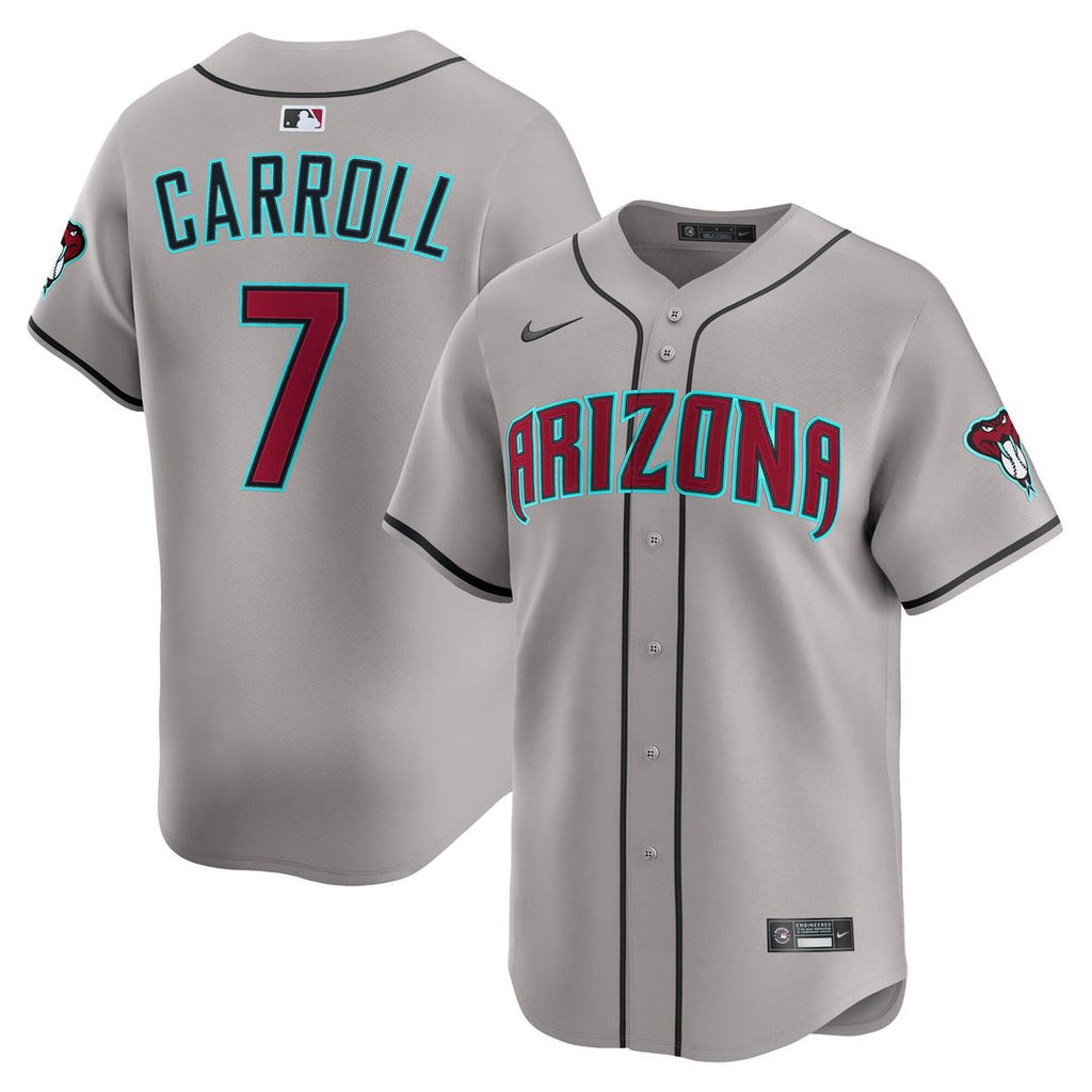 Arizona Diamondbacks Corbin Carroll Nike Road Limited Jersey - Gray