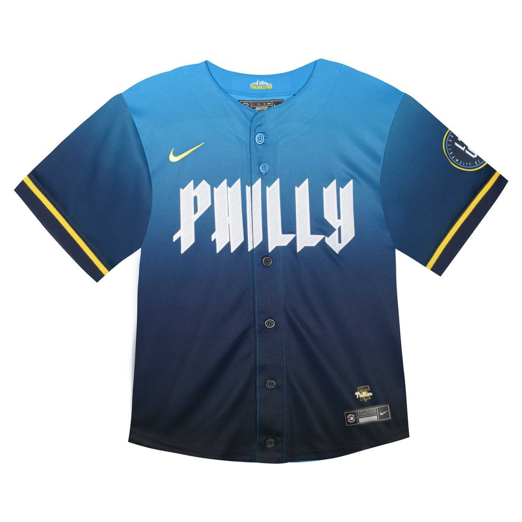 Philadelphia Phillies Bryce Harper Nike Toddler 2024 City Connect Limited Jersey - Blue