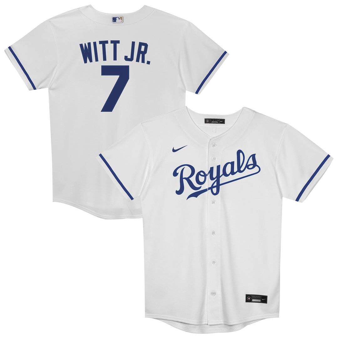 Kansas City Royals Bobby Witt Jr. Nike Preschool Home Replica Jersey - White