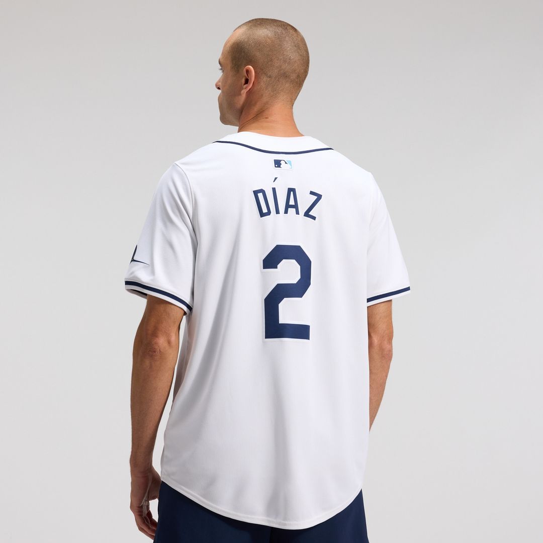 Tampa Bay Rays Yandy Diaz Nike Home Limited Jersey - White