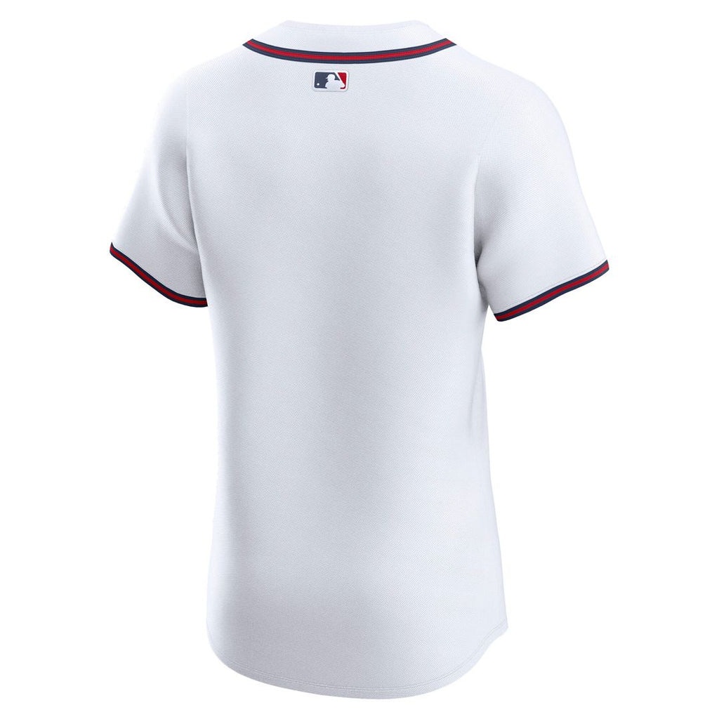 Atlanta Braves Nike Home Elite Jersey - White