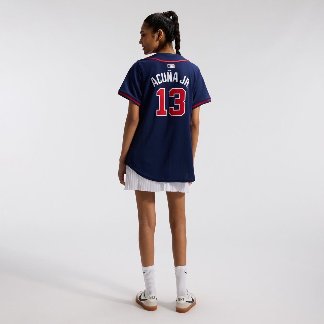 Atlanta Braves Ronald Acuña Jr. Nike Women's Alternate Limited Jersey - Navy