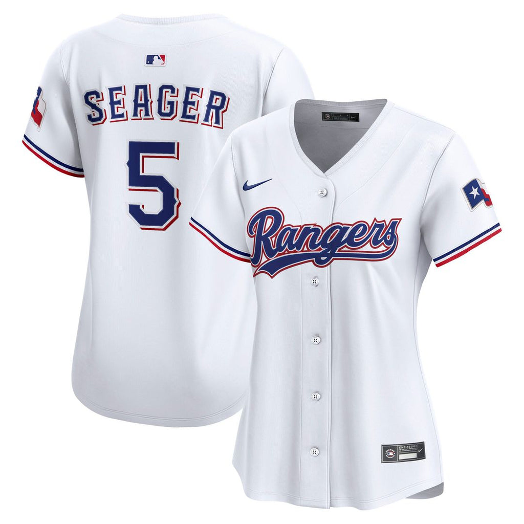 Texas Rangers Corey Seager Nike Women's Home Limited Jersey - White