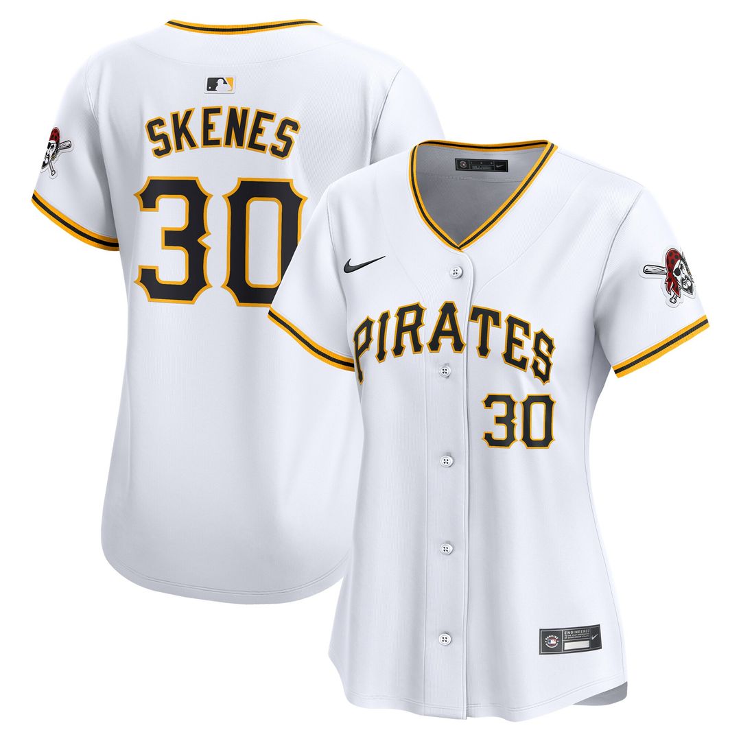 Pittsburgh Pirates Paul Skenes Nike Women's Home Limited Jersey - White