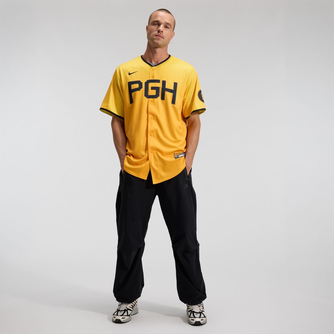Pittsburgh Pirates Nike City Connect Replica Jersey - Gold
