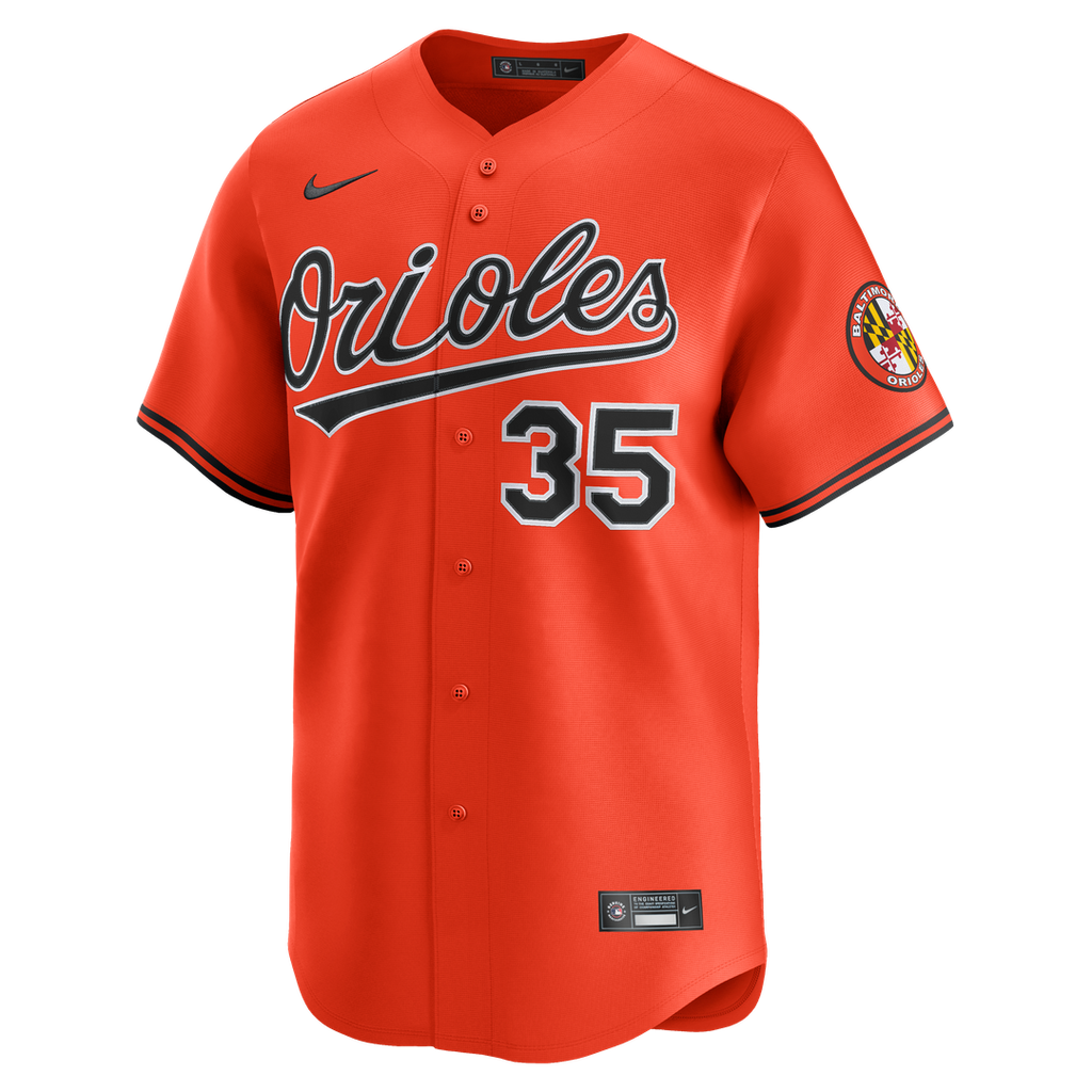 Baltimore Orioles Adley Rutschman Nike 2nd Alternate Limited Jersey - Orange