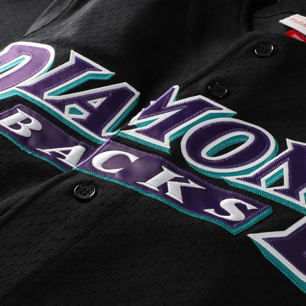 Arizona Diamondbacks Randy Johnson Mitchell & Ness Big & Tall Cooperstown Mesh Batting Practice Jersey - Black