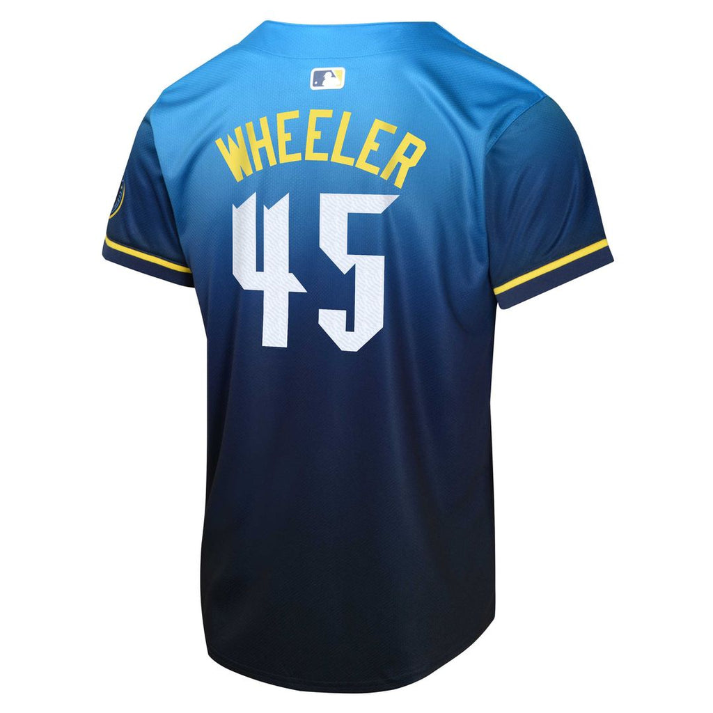 Philadelphia Phillies Zack Wheeler Nike Youth 2024 City Connect Limited Jersey - Blue