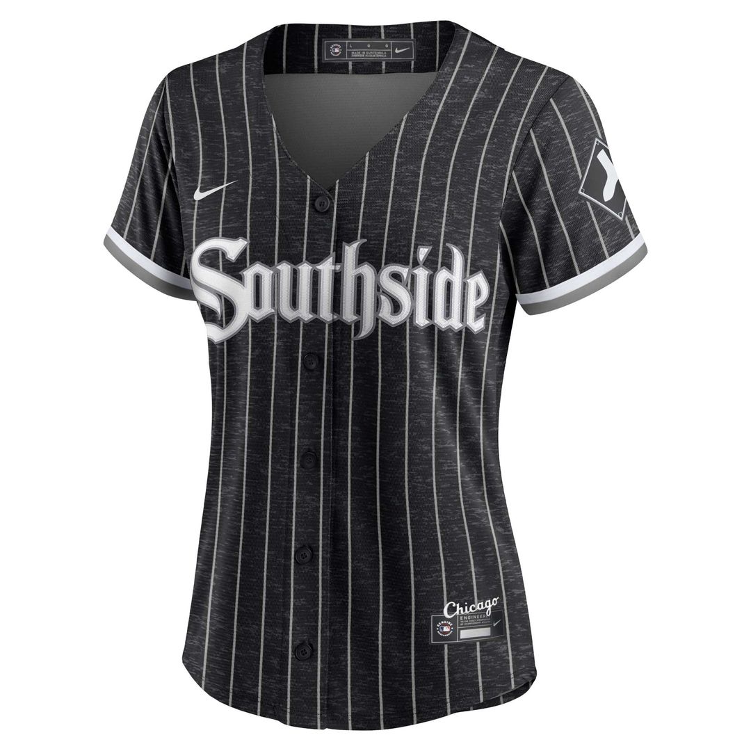 Chicago White Sox Bo Jackson Nike Women's City Connect Replica Jersey - Black