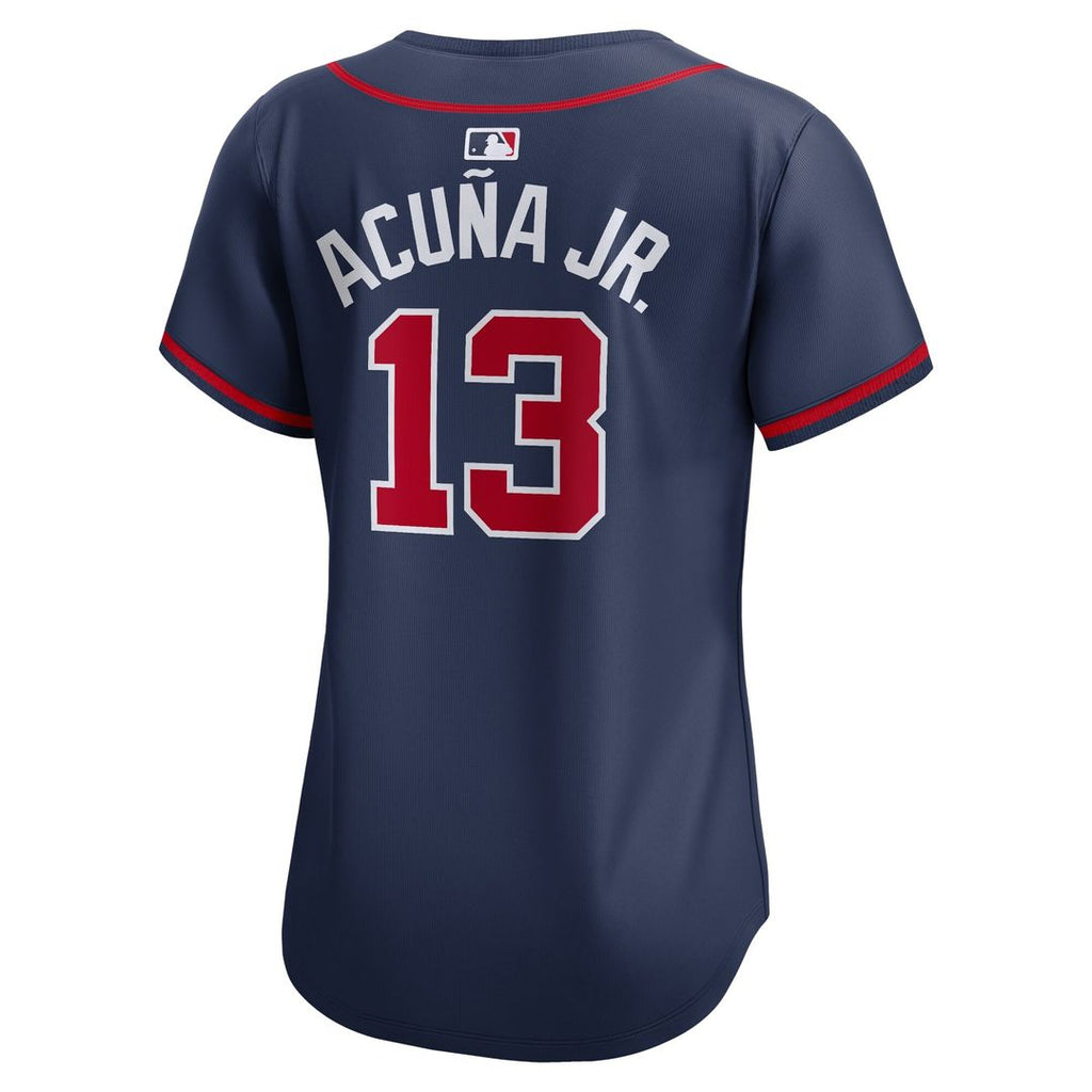 Atlanta Braves Ronald Acuña Jr. Nike Women's Alternate Limited Jersey - Navy